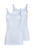 Vorderansicht (Freisteller) von HU white baumwolle Tanktop Doppelpack