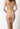 Rückansicht von einem Damen-Model, das HU nude baumwolle Maxi Slip Doppelpack trägt