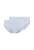 Vorderansicht (Freisteller) von HU white baumwolle Midi Slip Doppelpack