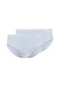 Vorderansicht (Freisteller) von HU white baumwolle Midi Slip Doppelpack