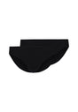 Vorderansicht (Freisteller) von HU black baumwolle Rio Slip Doppelpack