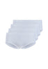 Vorderansicht (Freisteller) von HU white baumwolle Midi Slip 4er Pack