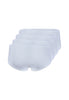 Rückansicht (Freisteller) von HU white baumwolle Midi Slip 4er Pack