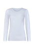 Vorderansicht (Freisteller) von HU white baumwolle Shirt langarm