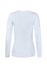 Rückansicht (Freisteller) von HU white baumwolle Shirt langarm