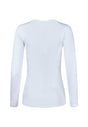 Rückansicht (Freisteller) von HU white baumwolle Shirt langarm