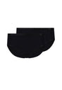 Vorderansicht (Freisteller) von HU black mikrofaser Midi Slip Doppelpack