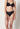 Vorderansicht von einem Damen-Model, das HU black mikrofaser Rio Slip trägt