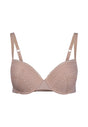 Vorderansicht (Freisteller) von HU dusty rose mikrofaser Push-up BH