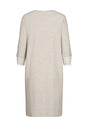 Rückansicht (Freisteller) von HU champagner modal/viskose/tencel Kleid 3/4 Ärmel