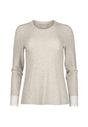 Vorderansicht (Freisteller) von HU champagner modal/viskose/tencel Shirt langarm