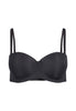 Vorderansicht (Freisteller) von HU black mikrofaser Bandeau BH