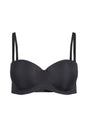 Vorderansicht (Freisteller) von HU black mikrofaser Bandeau BH