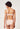 Rückansicht von einem Damen-Model, das HU dusty rose mikrofaser Bandeau BH trägt