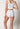 Rückansicht von einem Damen-Model, das HU white baumwolle Maxi Slip Doppelpack trägt