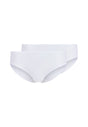 Vorderansicht (Freisteller) von HU white baumwolle Rio Slip Doppelpack