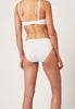 Rückansicht von einem Damen-Model, das HU white baumwolle Rio Slip Doppelpack trägt