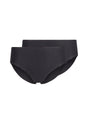 Vorderansicht (Freisteller) von HU black baumwolle Rio Slip Doppelpack