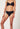 Vorderansicht von einem Damen-Model, das HU black baumwolle Rio Slip Doppelpack trägt