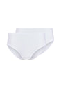 Vorderansicht (Freisteller) von HU white baumwolle Maxi Slip Doppelpack