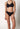 Vorderansicht von einem Damen-Model, das HU black baumwolle Midi Slip Doppelpack trägt