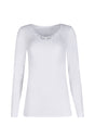 Vorderansicht (Freisteller) von HU white baumwolle Shirt langarm