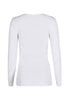 Rückansicht (Freisteller) von HU white baumwolle Shirt langarm