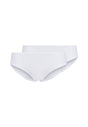 Vorderansicht (Freisteller) von HU white mikrofaser Rio Slip Doppelpack