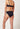 Rückansicht von einem Damen-Model, das HU black mikrofaser Rio Slip Doppelpack trägt