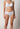 Vorderansicht von einem Damen-Model, das HU white mikrofaser Midi Slip Doppelpack trägt