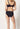 Rückansicht von einem Damen-Model, das HU black mikrofaser Rio Slip trägt