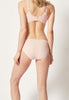 Rückansicht von einem Damen-Model, das HU dusty rose mikrofaser Rio Slip trägt