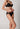 Vorderansicht von einem Damen-Model, das HU black mikrofaser Rio Slip trägt