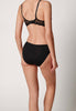Rückansicht von einem Damen-Model, das HU black mikrofaser Rio Slip trägt