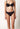 Vorderansicht von einem Damen-Model, das HU black mikrofaser Rio Slip trägt