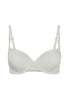 Vorderansicht (Freisteller) von HU ivory mikrofaser Push-up BH