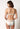 Rückansicht von einem Damen-Model, das HU ivory mikrofaser Push-up BH trägt