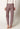 Rückansicht von einem Damen-Model, das HU rose denim stripes baumwolle Hose lang trägt