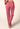 Rückansicht von einem Damen-Model, das HU rose wine modal/viskose/tencel Hose lang trägt