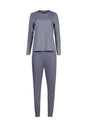 Vorderansicht (Freisteller) von HU denim stripes baumwolle Pyjama lang