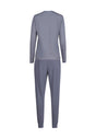 Rückansicht (Freisteller) von HU denim stripes baumwolle Pyjama lang