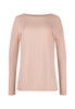Vorderansicht (Freisteller) von HU dusty rose modal/viskose/tencel Shirt langarm