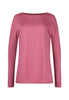 Vorderansicht (Freisteller) von HU rose wine modal/viskose/tencel Shirt langarm