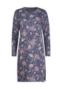 Vorderansicht (Freisteller) von HU denim floralpaisley baumwolle Nachthemd langarm