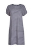 Vorderansicht (Freisteller) von HU denim stripes baumwolle Nachthemd kurzarm