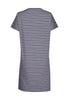 Rückansicht (Freisteller) von HU denim stripes baumwolle Nachthemd kurzarm