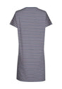 Rückansicht (Freisteller) von HU denim stripes baumwolle Nachthemd kurzarm