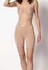 Vorderansicht von einem Damen-Model, das HU nude modal/viskose/tencel Pants langes Bein trägt