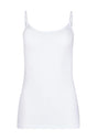 Vorderansicht (Freisteller) von HU white modal/viskose/tencel Spaghetti Top
