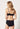 Rückansicht von einem Damen-Model, das HU black modal/viskose/tencel Soft BH trägt